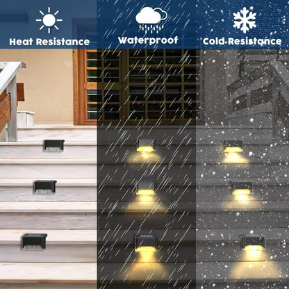 Solar Powered Waterproof Deck Lights for Outdoors