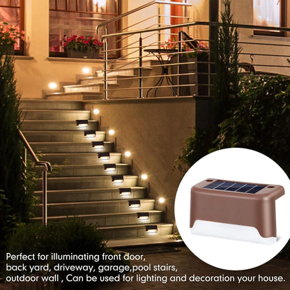 Solar Powered Waterproof Deck Lights for Outdoors
